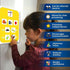 Snack Choice Board – Premium Durable Plastic Visual Schedule for Kids, 16 Autism Communication Cards