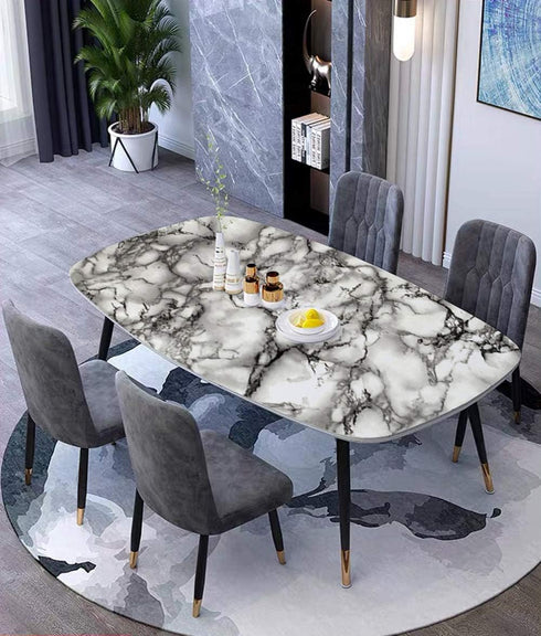 32.8ft Countertops 16"x394") Yancorp White and Black Contact Paper Easily Removable Black and White Marble Wallpaper