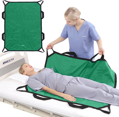 Multipurpose 43" x 36" Positioning Bed Pad with Reinforced Handles - Reusable