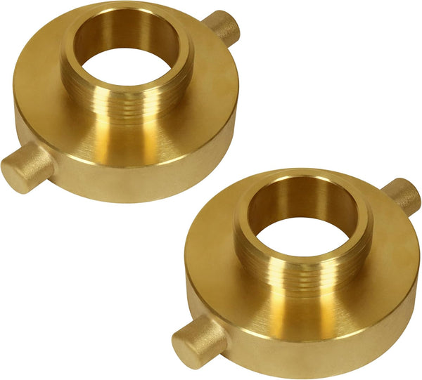 2-1/2"NH NST Female x 1-1/2" NPT Male Fire Hydrant Adapter, Brass Fire Equipment for Fire Hose