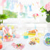 KCMOSGI 24 Pcs Easter Candy Cards with Clear Box, DIY Bunnies Eggs Chick Candy Cards, Easter Gifts for Classroom School