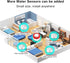 Nestool 1+3 100dB 2.4G Water Leak Detector WiFi Kit Sensors, Alarm, APP Push for Home Basement Kitchen, Compatible