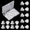 Jetec 100 Pieces 3/16" Plastic Plugs for Round Hole, Shelf Cap Cabinet Hole Cover Cupboard Shelf Pegs for Furniture