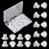 Jetec 100 Pieces 3/16" Plastic Plugs for Round Hole, Shelf Cap Cabinet Hole Cover Cupboard Shelf Pegs for Furniture