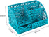 EasyPAG Desk Organizer Caddy with 6 Compartments and 1 Sliding Drawer, Dark Teal