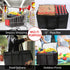 4-Pack CIVJET Insulated Food Delivery Bag with Hard Bottom, XXX-Large Insulated Reusable Grocery Cooler/Hot Bags, Tote