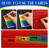 Glenmal 10 Pcs 7 Pocket File Folders, Expanding File Organizer with Labels, A4 Letter Size for Office (Red, Black, Blue)