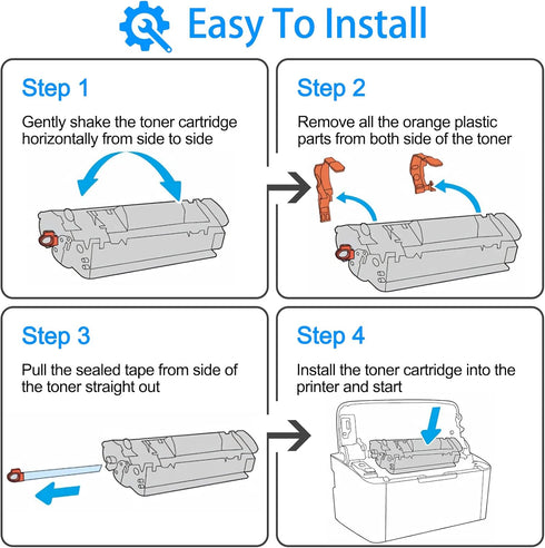NineLeaf Compatible Toner Cartridge Replacement for E40/E20/E10/E16/E31, High Yield PC160 PC170 PC310 PC320 PC700 PC710