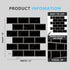 10-Sheet Sticker,12"x12" URCOLOR Back Splashes for Kitchen Peel and Stick Tile Self Adhesive Subway Wall Tiles Stick on