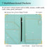 Server Book, Cutaswish Server Books for Waitress Cute, Waiter Receipt Book, PU Leather Waitress Book with Zipper
