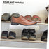2Pcs Zerodeko Clear Wall Shelf for Shoes Rack Space Saving Storage for Sneakers and Heels Shoe Mount for Retail