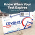 COVID-19 (2 Pack) 15-Minute 2+ (1 Pack, 2 Genabio Antigen Rapid Self-Test Kit FDA EUA Authorized | At-Home Results |
