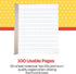 School Smart Skip-A-Line Composition Books, Grade 3, 50 Sheets, Red