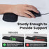 MEKASS Ergonomic Mouse Wrist Rest, Premium Memory Foam Support for Pain Relief, Classic Black
