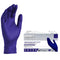 AMMEX Indigo Nitrile Disposable Exam Gloves, 3 Mil, Large, Box of 100, Latex & Powder Free