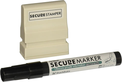 SHACHIHATA INC Small Security Kit, 1/2 x 1-11/16 Inches, Black (XST35302)