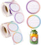 Marspark 600 Pieces Canning Jar Labels, 2 Rolls Round Mason Stickers for Jelly, Homemade Food Containers