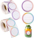 Marspark 600 Pieces Canning Jar Labels, 2 Rolls Round Mason Stickers for Jelly, Homemade Food Containers