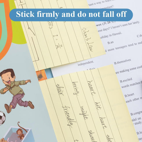 M&G 8 Pack Lined Sticky Notes, 3.4 X 5 inch, 320 Sheets Large Ruled Post Stickies for Office and School