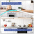 XIHIRCD 2pcs 6mm+8mm Silicone Straw Brushes, Extra Long Straw Cleaner Brush Reusable Hanging Straw Cleaning Brush