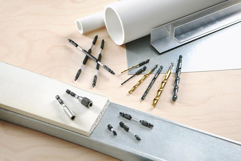 BOSCH CCSDDV08 8-Piece Assorted Set Impact Tough Black Oxide Drill Bits