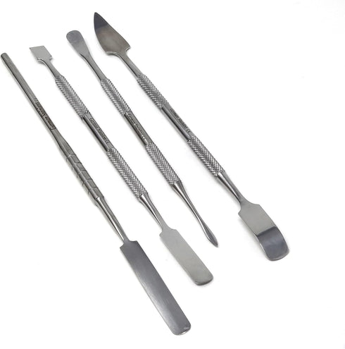 Set of 4 pcs Dental Cement Lab Mixing Wax Modeling Carving Spatula
