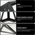 4pcs 15cm Toddmomy Cabinet Legs Sofa Legs Furniture Support Feet Black for Tv Stand Coffee Table Bed Frame Replacement