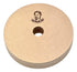 3" Leather Strop Honing Wheel (1/2" Width) - Fits 1/2" Arbor Bench Grinders