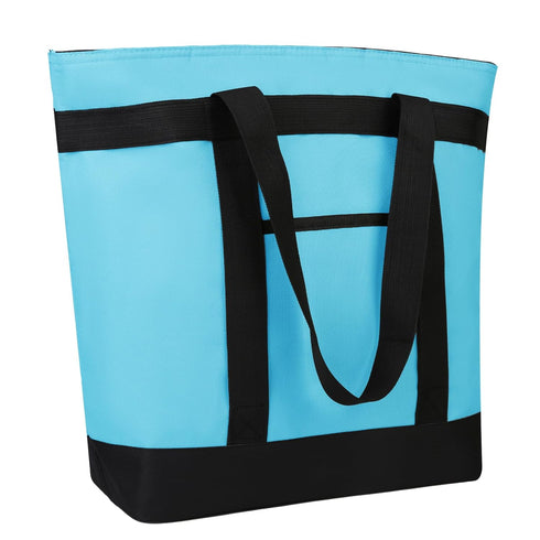 CIVJET Insulated Reusable Tote Bag for Grocery Shopping for Women/Men, Pizza/Food Delivery Bag