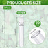 15 Pcs Clear Test Tubes for Plant Propagation Station, Borosilicate Glass Tubes for Scientific Experiments,30 ml Round Bottom Test Tubes for Hydroponic Flowers Home Office -9.8" Diameter by Akamino