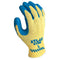 SHOWA Atlas KV300 Cut Resistant Safety Glove with Kevlar Liner, X-Large (1 Pair), Yellow/Blue
