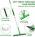 66'' Grout Cleaner Brush with Long Handle Stiff Bristle Multi-Line Cleaner Adjustable Heads Grout Scrub Crevice