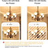 YUIIP G4 LED Bulb, 2W 10W 20W Halogen Replacement, AC/DC 12V G4 Bi-Pin Base, Warm White 3000K, 8 Pack