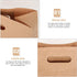 30pcs 28x15x28cm Luxshiny Kraft Paper Bread Bags and Candy Bags Food-grade Kraft Paper for Sandwiches Bakery Lunch