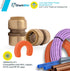 SharkBite 3/4 Inch Water Heater Connection Kit, Push to Connect Brass Plumbing Fittings, 22441LF