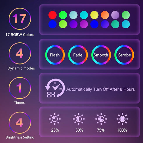 Biulazyda 16" 17 Black LED Liquid Motion Lamps, Colors Changing Lamp with Remote, Mood Night Light for Kids Adults