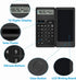 TRELC 12 Digits LCD Display Solar Desktop Calculator with Notepad, Multi-Function Portable for Office, School, Home