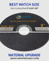 S SATC Grinder Wheel, 25 PCS Cut Off Wheels, 3 Inch Cut Off Wheel 3"x1/16"x3/8", Fits Any Angle Grinder Air Tool
