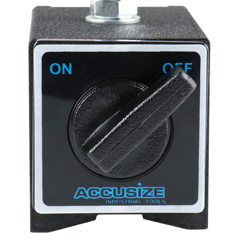 Accusize Industrial Tools 220 lbs Pull Super-Pull Magnetic Base for Precision Indicators, P900-S303