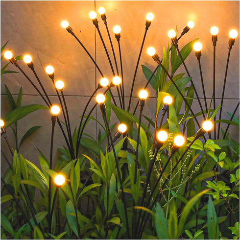 TONULAX Solar Garden Lights - Upgraded Solar Swaying Light, Sway by Wind,