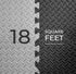 11.8x11.8x0.47 (9) (9), (18 18 VViViD Interlocking EVA Foam Floor Mat Tiles Black and Grey Non-Slip Tiles, sq ft)