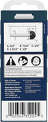 85448MC 3/4 Bosch In. Carbide Tipped Core Box Router Bit