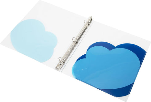 Filexec Products Cloud, Ring Binder, 1", Pack of 4 (50493-6457) by filexec