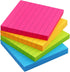 Lined Sticky Notes | 3x3 Sticky Notes with Lines | 4 Pads | 90 Sheets/Pad | Bright Color