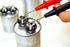 TEMCo 5 uf/MFD 370 VAC Round Run Capacitor, 50/60 Hz AC Electric - Lot -5