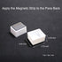 FCLUB Ultra-Thin Adhesive Magnets, 100Pcs Self-Adhesive Magnetic Squares for Crafts