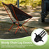 8Pcs 0.51 Inch uxcell Camping Chair Foot Cover, Plastic Table Legs Feet Covers Furniture Floor Protector for Outdoor