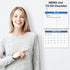 Dunwell 2025-2026 Calendar Binder 8.5x11, 3-Hole Punched, Fits 3-Ring Notebook, Use Now to Dec 2026, Wall Calendar