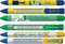 Recovery Pens, 3rd Step/7th Step/Happy Joyous Free Pen Trio, Rotating Message 6 Pen Set