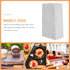 50pcs Packaging Kraft Paper Sandwich Bags Greaseproof White Food Bags Produce Takeout Pouches for Bakery Cookie Bread